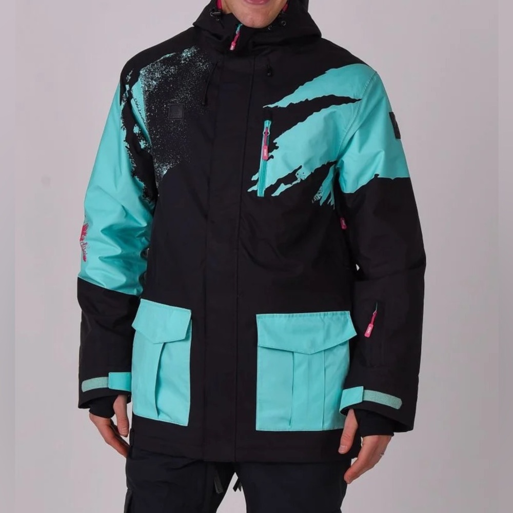 OOSCAFTERPARTYJACKETBLACK&MINTMEN'S